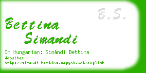 bettina simandi business card